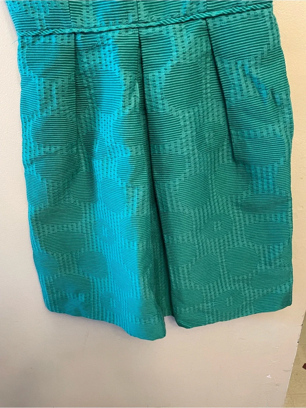 J. Crew Jacquard  Textured V-Neck Sleeveless Dress